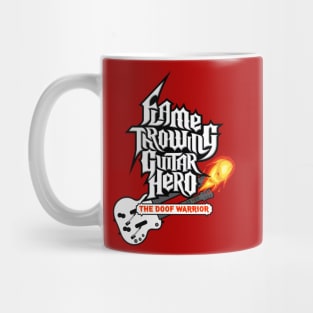 Flamethrowing Gitar Hero Mug